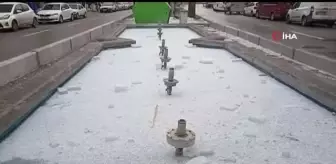 Afyonkarahisarlılar karlı bir sabaha uyandı