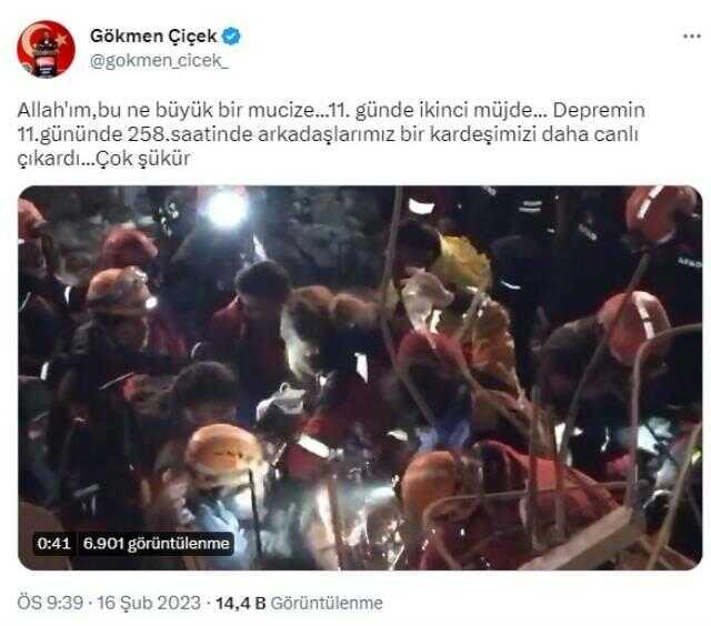 Son Dakika: Kahramanmaraş'ta 258. saatte bir mucize daha! Neslihan Kılıç isimli kadın enkazdan sağ olarak kurtarıldı Son Dakika: Kahramanmaraş'ta 258. saatte bir mucize daha! Neslihan Kılıç isimli kadın enkazdan sağ olarak kurtarıldı