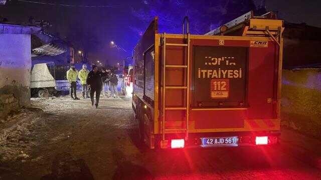 Depremden kurtulup Konya'ya giden 7 kişilik aile, çıkan yangında can verdi