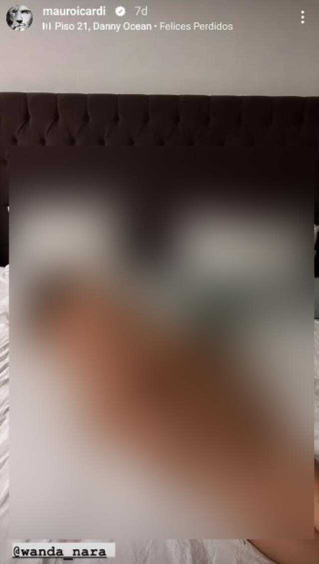 Mauro Icardi'den herkesin ağzını açık bırakan Wanda Nara paylaşımı! Apar topar sildi