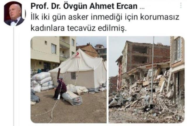 Yaptığı paylaşım nedeniyle gözaltına alınıp serbest bırakılan Prof. Dr. Övgün Ahmet Ercan'dan ilk açıklama