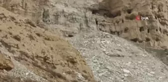 Depremde 4 bin yıllık mağara evleri de zarar gördü