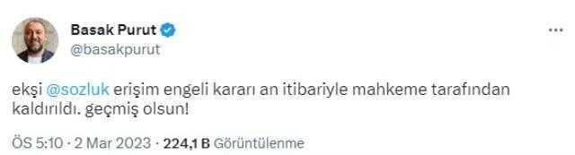 Ekşi Sözlük hakkındaki erişim engeli kararı kaldırıldı