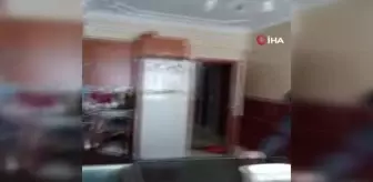 Depreme 7. katta yakalandılar, kaçışlarını anbean kaydettiler