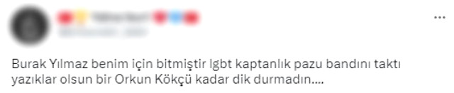Burak Yılmaz'ın taktığı LGBT kaptanlık bandı, bazı Türk futbolseverleri çılgına çevirdi