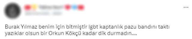 Burak Yılmaz'ın taktığı LGBT kaptanlık bandı, bazı Türk futbolseverleri çılgına çevirdi