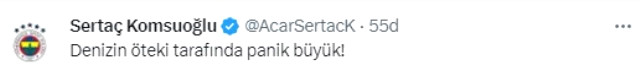 Dursun Özbek konuştuğu sırada Fenerbahçeli yöneticiden olay paylaşım: Denizin öteki tarafında panik büyük