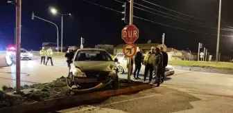 Amasya'da iki otomobil çarpıştı: 5 yaralı
