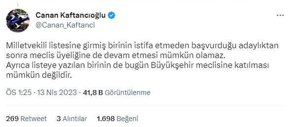 Kaftancıoğlu'nun hedefinde AK Partili bir isim var: Yakalandınız, gereği yapılmazsa belgeleri açıklayacağım