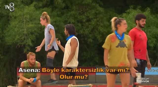 Tansiyonun yükseldiği Survivor'da Asena'nın 'karaktersizlik' çıkışı Kürşat'ı sinirlendirdi