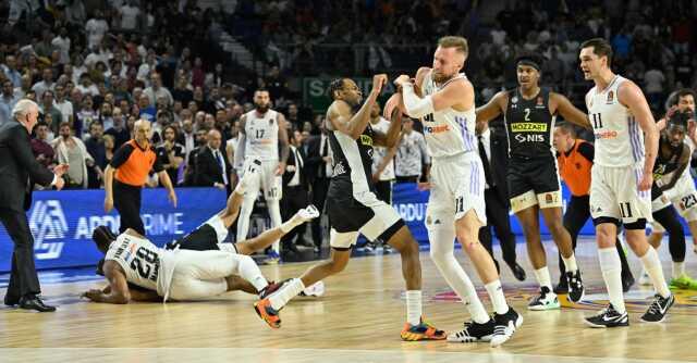 Euroleague, tarihi şiddet olaylarının yaşandığı Real Madrid-Partizan maçının skorunu tescil etti