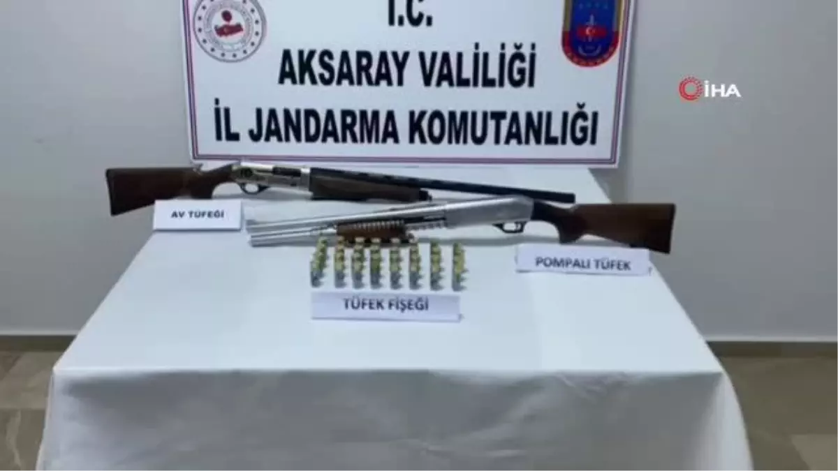 Asker eğlencesinde havaya ateş eden maganda 2 ruhsatsız tüfekle