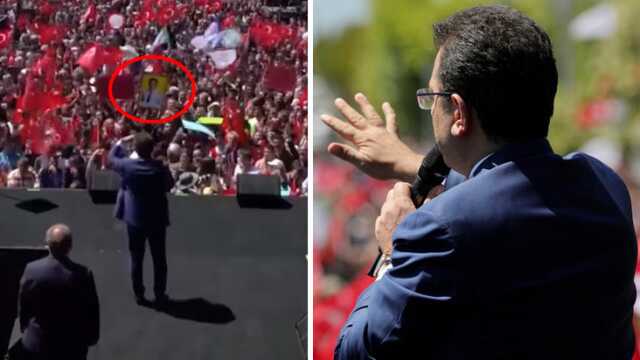 İmamoğlu'ndan Selahattin Demirtaş'ın fotoğrafını taşıyan gence sitem: Bana hakaret etmiş olursun İmamoğlu'ndan Selahattin Demirtaş'ın fotoğrafını taşıyan gence sitem: Bana hakaret etmiş olursun