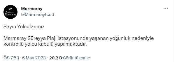 Millet İttifakı'nın İstanbul mitingi sonrası 'Marmaray kapatıldı' iddiası