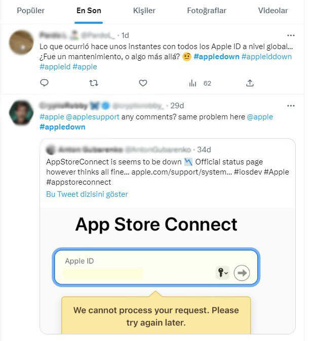 Apple Id hatası kullanıcıları kızdırdı! Birçok kullanıcı oturum açamıyor, ödeme yapamıyor Apple Id hatası kullanıcıları kızdırdı! Birçok kullanıcı oturum açamıyor, ödeme yapamıyor