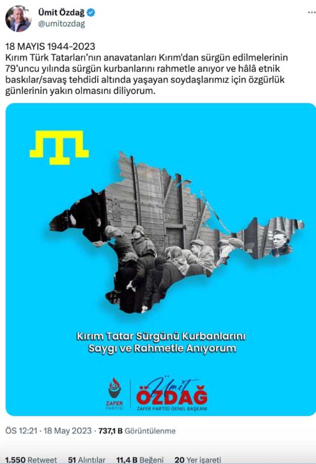 Fotoğrafın sürgüne gönderilen Kırım Tatarlarını gösterdiği iddiası Fotoğrafın sürgüne gönderilen Kırım Tatarlarını gösterdiği iddiası