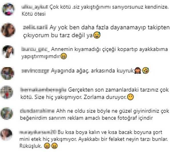 Buse Terim, çiçek detaylı ayakkabısıyla alay konusu oldu