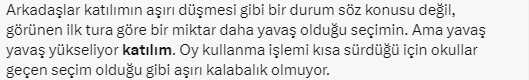 Katılım oranı düşük mü? Oy kullanmaya giden herkes aynı detaya dikkat çekiyor