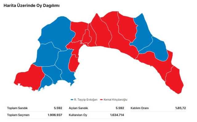 28 Mayıs 2.turda Antalya seçim sonuçları: Erdoğan ve Kılıçdaroğlu'nun Antalya oy oranları! Kılıçdaroğlu kaç oy aldı, Erdoğan kaç oy aldı?