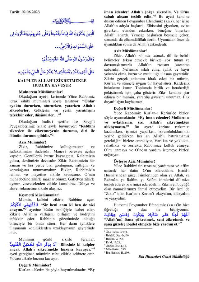 2 Haziran Cuma Hutbesi yayınlandı! 2 Haziran Cuma Hutbesi tam metni! Diyanet 2 Haziran Cuma Hutbesi! 2 Haziran Cuma Hutbesi yayınlandı! 2 Haziran Cuma Hutbesi tam metni! Diyanet 2 Haziran Cuma Hutbesi!