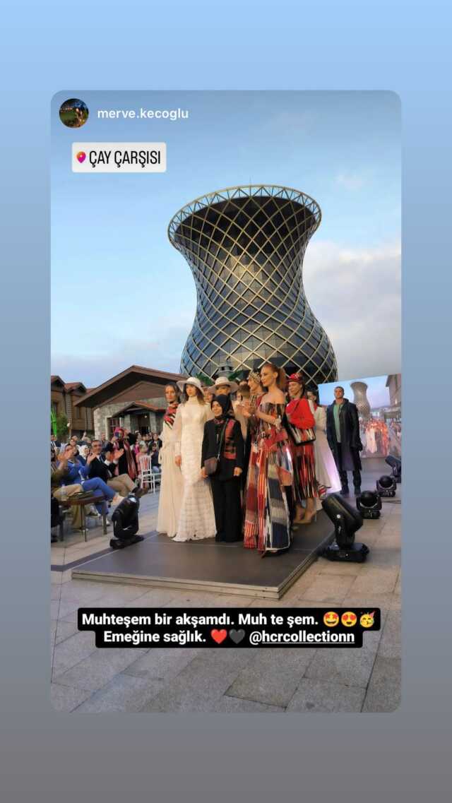 Rize'de Hacere Orhan defilesi büyüledi Rize'de Hacere Orhan defilesi büyüledi