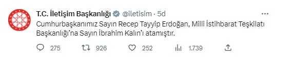 İbrahim Kalın MİT Başkanı mı oldu? MİT Başkanlığı'na İbrahim Kalın mı atandı?