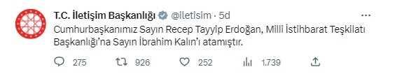 İbrahim Kalın MİT Başkanı mı oldu? MİT Başkanlığı'na İbrahim Kalın mı atandı?