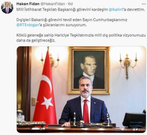 Hakan Fidan'ın Twitter hesabı! Hakan Fidan'ın Twitter kullanıcı adı, hesabı nedir?