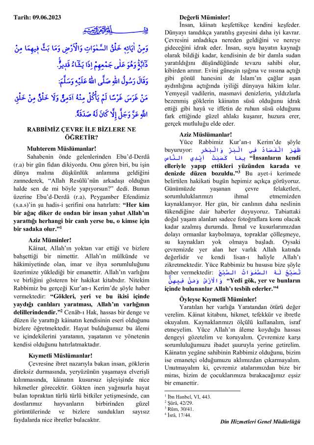 9 Haziran Cuma Hutbesi yayınlandı! 9 Haziran Cuma Hutbesi tam metni! Diyanet 9 Haziran Cuma Hutbesi! 9 Haziran Cuma Hutbesi yayınlandı! 9 Haziran Cuma Hutbesi tam metni! Diyanet 9 Haziran Cuma Hutbesi!