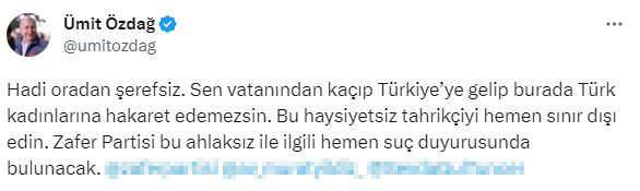 Suriyeli sığınmacının sözleri Ümit Özdağ'ı çıldırttı: Hadi oradan şerefsiz