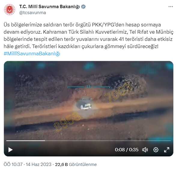 Üs bölgelerimize saldıran terör örgütüne ağır darbe: 41 terörist etkisiz hale getirildi