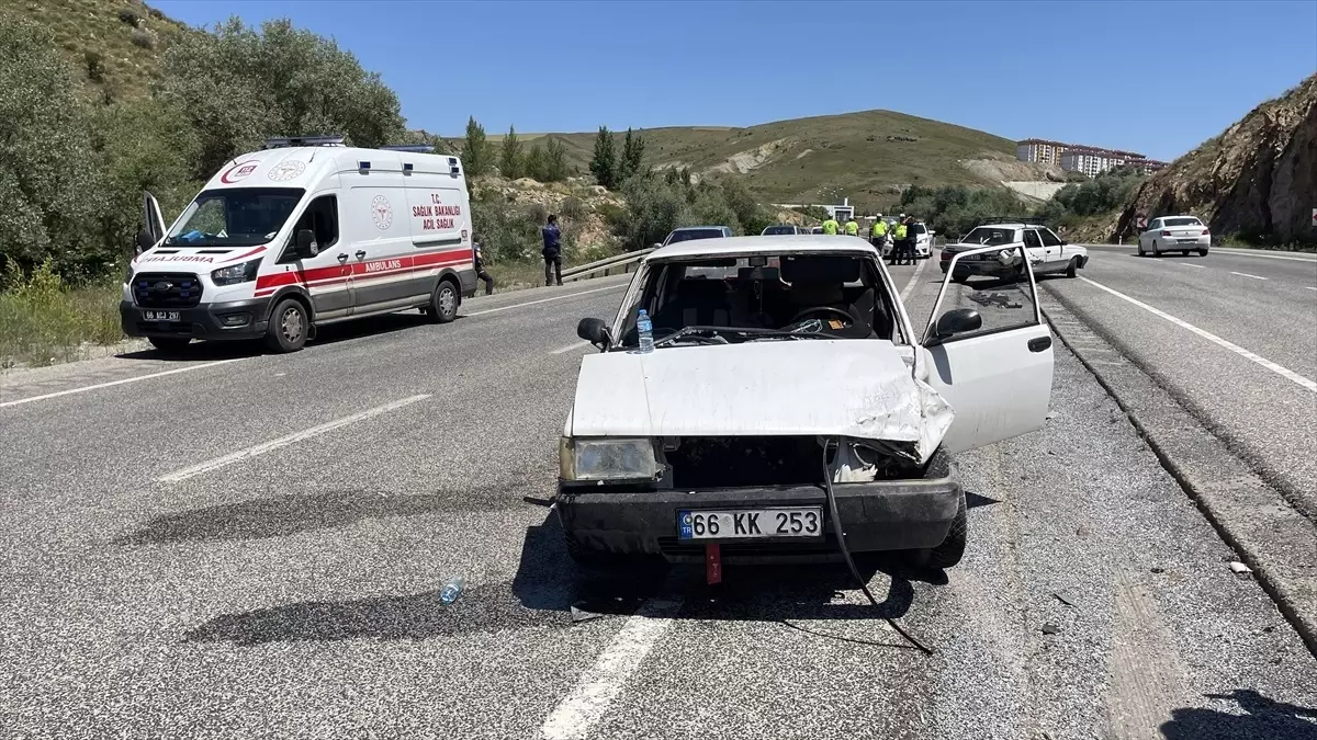 Yozgat ta trafik kazası 1 yaralı Son Dakika