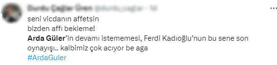 Ali Koç, Arda Güler'i tek cümlesiyle ateşe attı! Genç yıldıza tepkiler çığ gibi Ali Koç, Arda Güler'i tek cümlesiyle ateşe attı! Genç yıldıza tepkiler çığ gibi