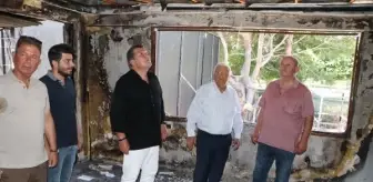 TSYD Adana Şubesi Yangın Sonrası Ziyaret Edildi