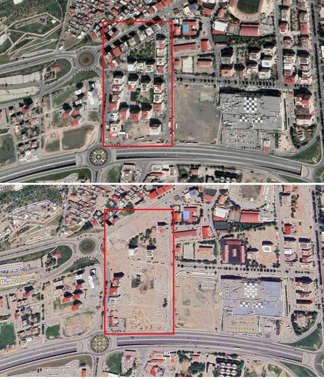 Asrın felaketinin üzerinden 6 ay geçti! İşte büyük yıkım yaşayan 3 şehrin uydu fotoğrafları Asrın felaketinin üzerinden 6 ay geçti! İşte büyük yıkım yaşayan 3 şehrin uydu fotoğrafları