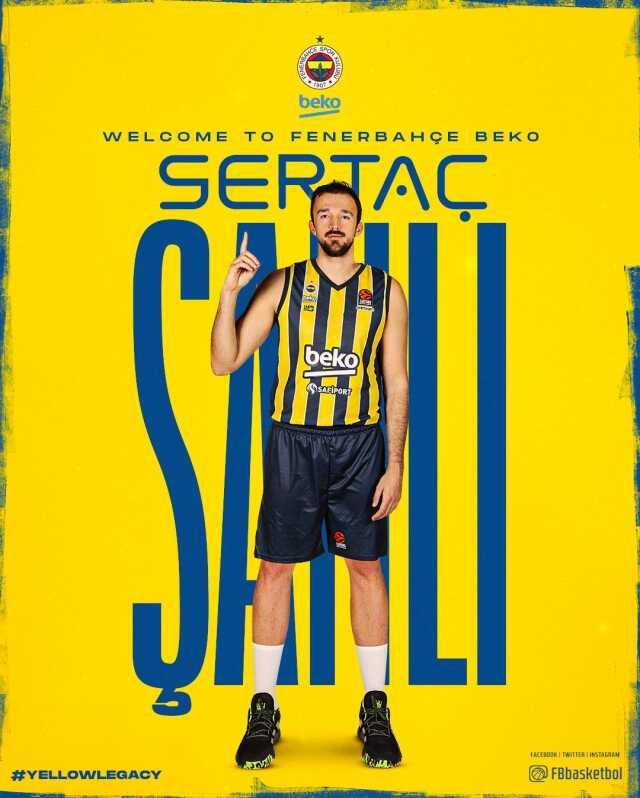 Fenerbahçe Beko, milli basketbolcu Sertaç Şanlı'yı renklerine bağladı