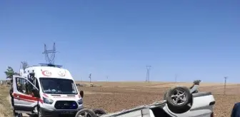 Kırıkkale'de Otomobil Şarampole Devrildi: 4 Yaralı