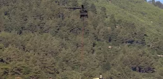 Kahramanmaraş'ta Orman Yangınlarına Havadan ve Karadan Müdahale