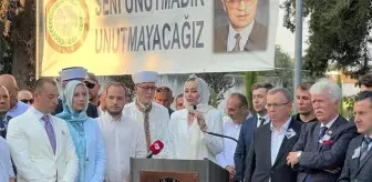 Trakya Üniversitesi Rektörü Dr. Erhan Tabakoğlu, Sadık Ahmet'in anma programına katıldı