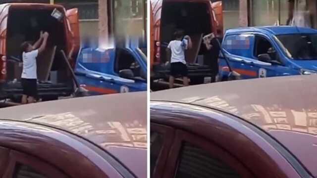 Kargo firmasındaki skandal görüntülerde yer alan 3 çalışan kovuldu Kargo firmasındaki skandal görüntülerde yer alan 3 çalışan kovuldu