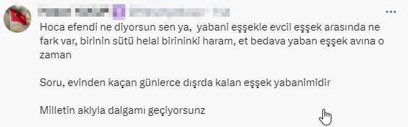 Ankara İl Müftüsü'nden eşek etiyle ilgili tartışılacak fetva! Yorum bombardımanına tuttular