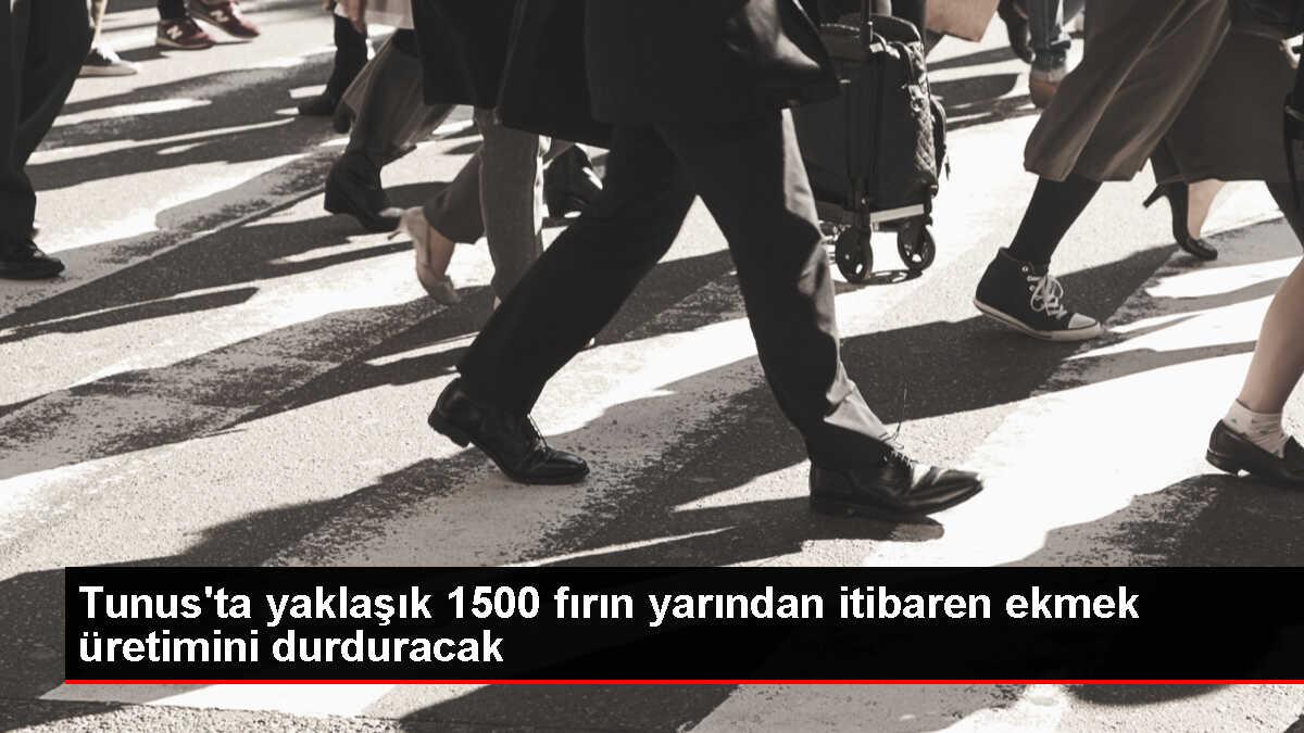 Tunus'ta 1500 fırında ekmek üretimi durdurulacak