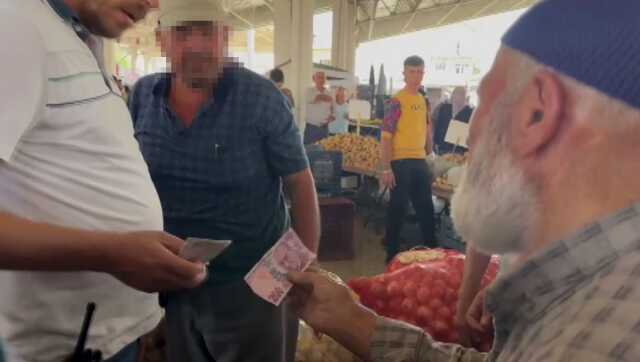 67 yaşındaki adam, pazarda sahte parayla alışveriş yaparken yakalandı 67 yaşındaki adam, pazarda sahte parayla alışveriş yaparken yakalandı