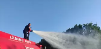 Lüleburgaz'da çıkan anız ve orman yangını söndürüldü