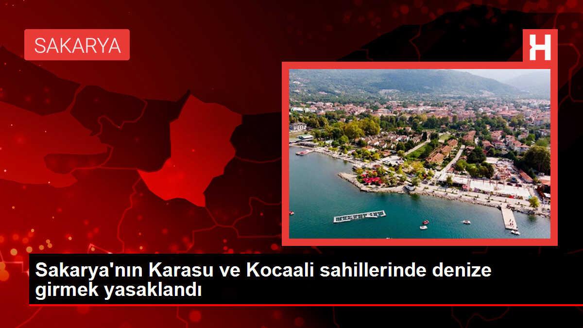 Sakarya'da Sahillerde Denize Girmek Yasaklandı