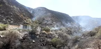 KAYSERİ'de Yılan Dağı eteklerinde çıkan yangın kontrol altına alındı