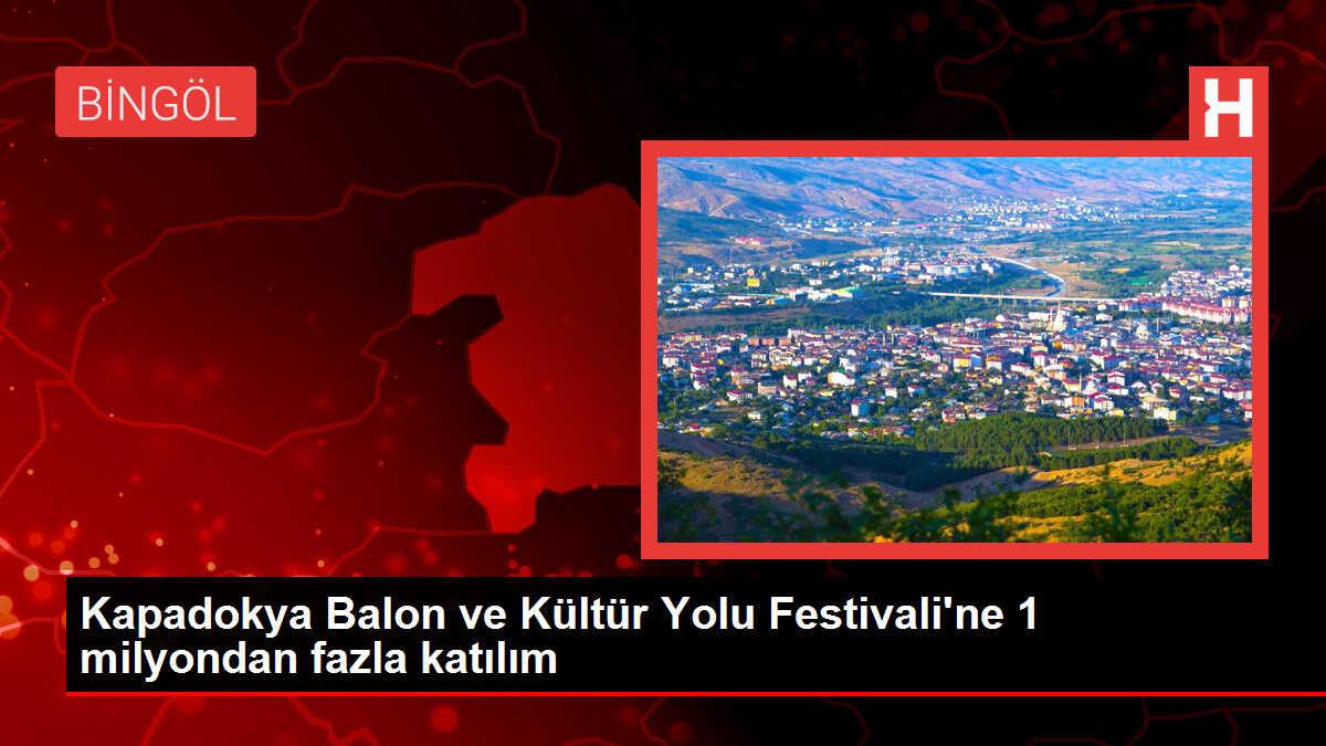 Kapadokya Balon ve Kültür Yolu Festivali'ne 1 Milyon 50 Bin Kişi Katıldı