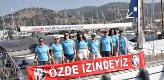 Bodrum'dan Kıbrıs'a Yelken Açan Kadın Yelkenciler