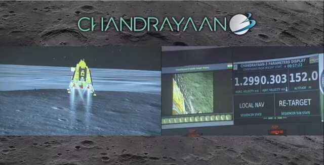 Hindistan'ın Chandrayaan-3 uydusu, Ay'ın Güney Kutbuna iniş yaparak tarih yazdı. Rusya, Çin ve ABD'yi geride bıraktı.