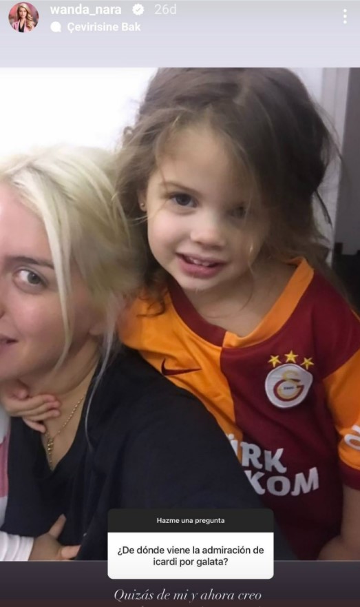 Wanda Nara'dan 'Icardi'nin Galatasaray sevgisi nereden geliyor?' sorusuna bomba yanıt